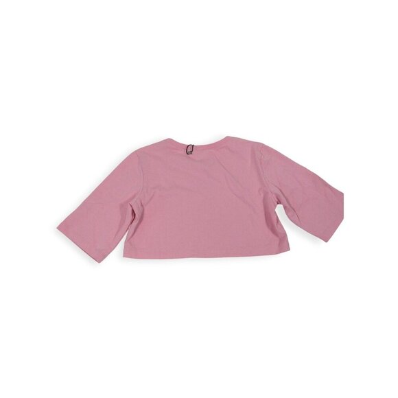 Loewe Blurred Anagram Cotton Cropped T-shirt In Pink RARE SZ L - Picture 2 of 15
